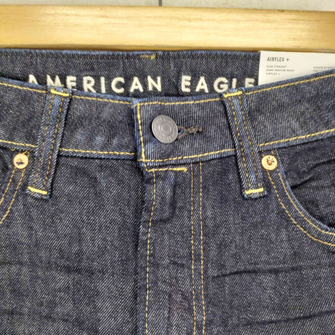 アメリカンイーグルアウトフィッターズ AMERICAN EAGLE OUTFITTERS SLIM STRAIGHT ジップフライデニムパンツ メンズ 30/30