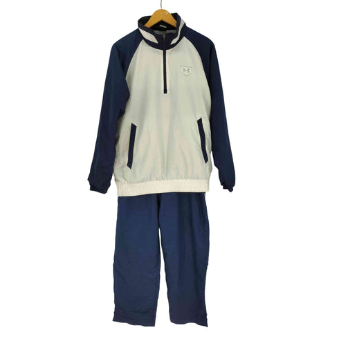 アンダーアーマー UNDER ARMOUR ハーフジップウィンドブレーカー ジャージセットアップ メンズ L