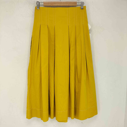 ザラ ZARA タックフレアスカート レディース S