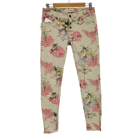 デニムアンドサプライラルフローレン DENIM&SUPPLY RALPH LAUREN 花柄ジップアップデニムパンツ レディース 26
