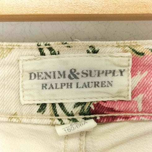 デニムアンドサプライラルフローレン DENIM&SUPPLY RALPH LAUREN 花柄ジップアップデニムパンツ レディース 26