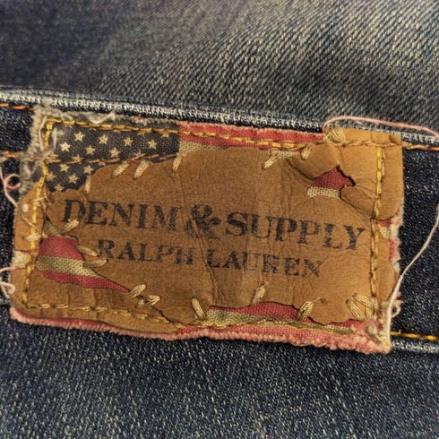 デニムアンドサプライラルフローレン DENIM&SUPPLY RALPH LAUREN ジップアップスキニーデニムパンツ レディース 26/32