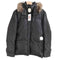 バーバリーブラックレーベル BURBERRY BLACK LABEL シルバーフォックスファー 2WAY ダウンジャケット メンズ JPN:XL