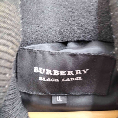 バーバリーブラックレーベル BURBERRY BLACK LABEL シルバーフォックスファー 2WAY ダウンジャケット メンズ JPN:XL