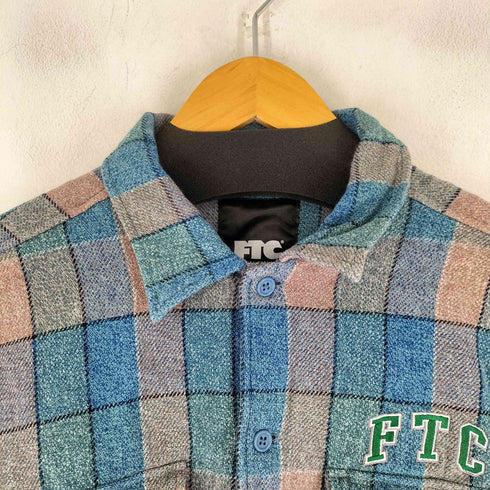 エフティーシー FTC PLAID WORK SHIRT メンズ JPN:L