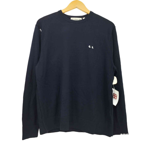 ユニクロ UNIQLO 24AW メリノクルーネックセーター NAVY XXLサイズ レディース JPN:XXL