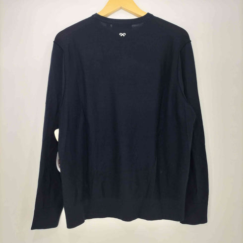 ユニクロ UNIQLO 24AW メリノクルーネックセーター NAVY XXLサイズ レディース JPN:XXL