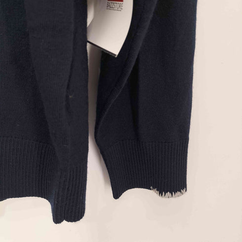 ユニクロ UNIQLO 24AW メリノクルーネックセーター NAVY XXLサイズ レディース JPN:XXL