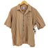 サノバチーズ SON OF THE CHEESE Stripe OpShirt ストライプ オープンカラー 半袖シャツ メンズ JPN:M