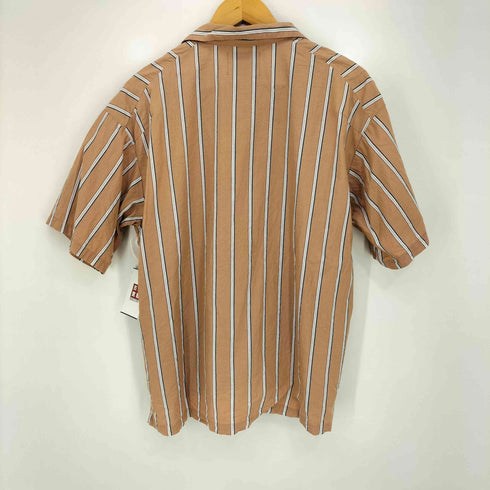 サノバチーズ SON OF THE CHEESE Stripe OpShirt ストライプ オープンカラー 半袖シャツ メンズ JPN:M