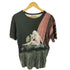 トーガビリリース TOGA VIRILIS アートプリント切替Tシャツ レディース 46