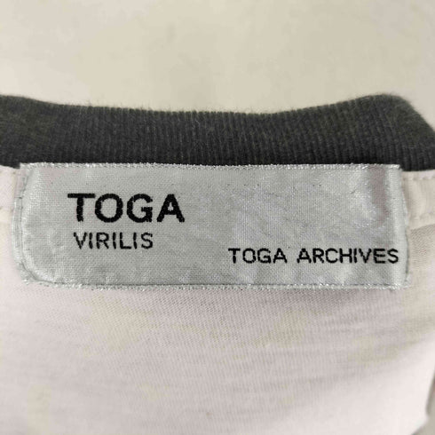 トーガビリリース TOGA VIRILIS アートプリント切替Tシャツ レディース 46