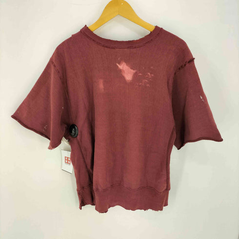 チャンピオン Champion 80s トリコタグ REVERSE WEAVE 3段カレッジ カプセルプリント クルーネック S/S スウェット メンズ import:L