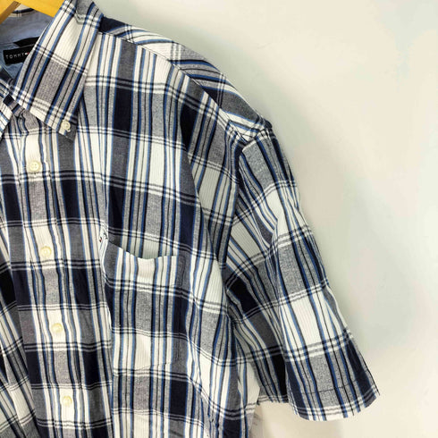トミーヒルフィガー TOMMY HILFIGER S/Sボタンダウンチェックシャツ メンズ JPN:XL