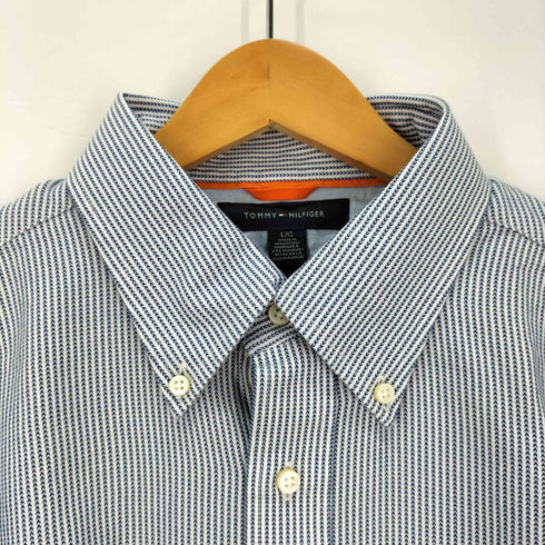 トミーヒルフィガー TOMMY HILFIGER L/Sボタンダウンシャツ アローストライプ メンズ JPN:L