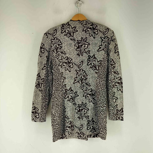 エスカーダ ESCADA 総柄 ノーカラージャケット レディース DE:34