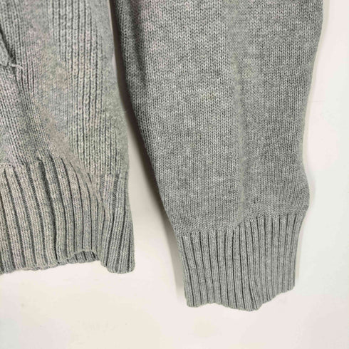 トミーヒルフィガー TOMMY HILFIGER ロゴ刺繍 ジップアップニット メンズ S/P