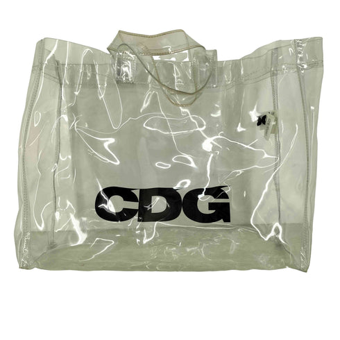 シーディージー CDG クリア トートバッグ メンズ