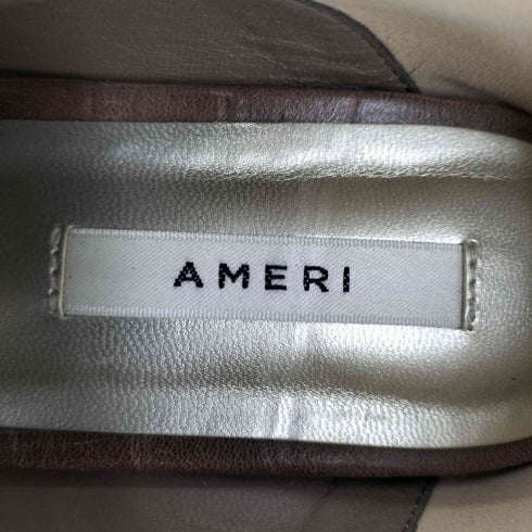 アメリ AMERI レースアップ バブーシュパンプス レディース JPN:L