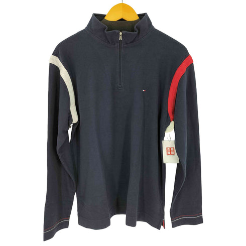 トミーヒルフィガー TOMMY HILFIGER ハーフジップトレーナー メンズ JPN:L