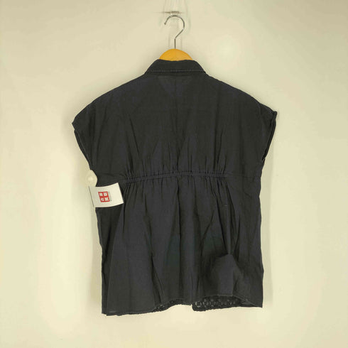 ドレステリア DRESSTERIOR カットワーク ウエストリボン ノースリーブシャツ レディース JPN:M