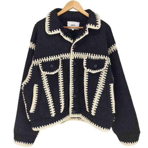 AMOK 25AW HAND KNITTING BOA BLOUSON domestic メンズ JPN:M