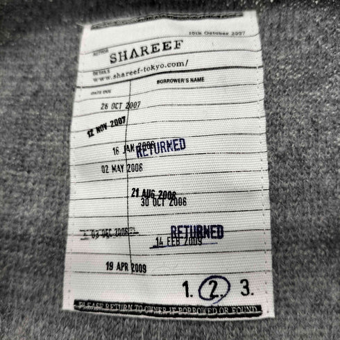 シャリーフ SHAREEF ニットロングカーディガン メンズ JPN:2