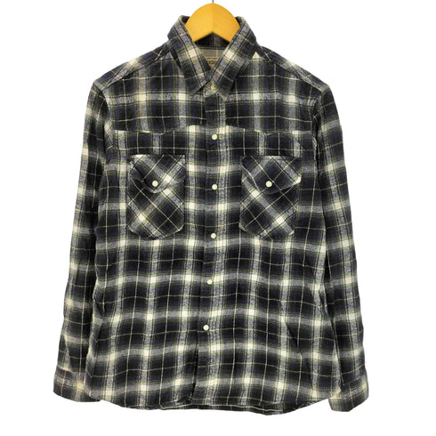ドゥニーム Denime ウエスタンチェックネルシャツ メンズ