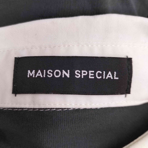 メゾンスペシャル MAISON SPECIAL Oversize Rugby Shirt レディース FREE