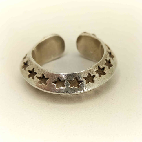 SUNSHINE REEVES STERLING刻印 STUMP WORK RING メンズ 14.5号
