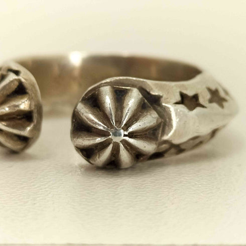 SUNSHINE REEVES STERLING刻印 STUMP WORK RING メンズ 14.5号