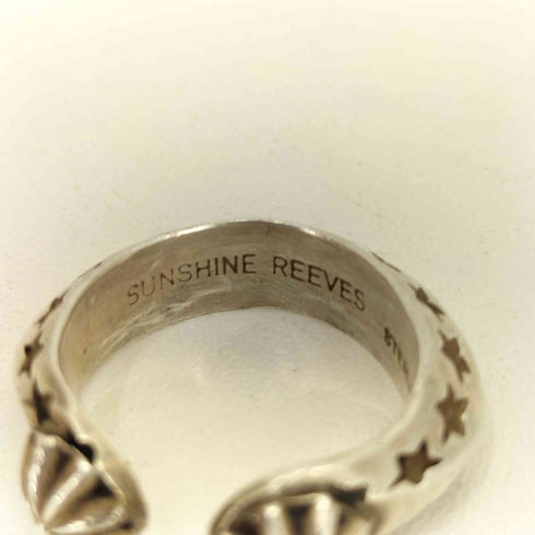 SUNSHINE REEVES STERLING刻印 STUMP WORK RING メンズ 14.5号