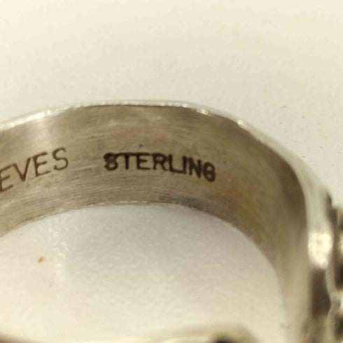SUNSHINE REEVES STERLING刻印 STUMP WORK RING メンズ 14.5号