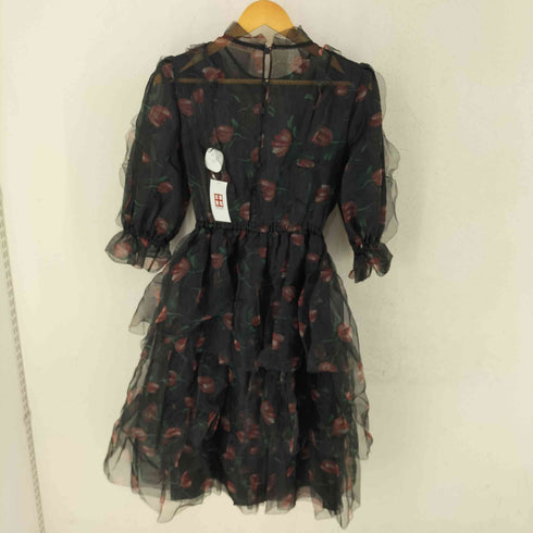 ユキトリイ YUKI TORII 花柄シアーワンピース レディース