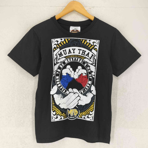 MUAYTHAI フロントプリントチビTシャツ Y2K レディース L