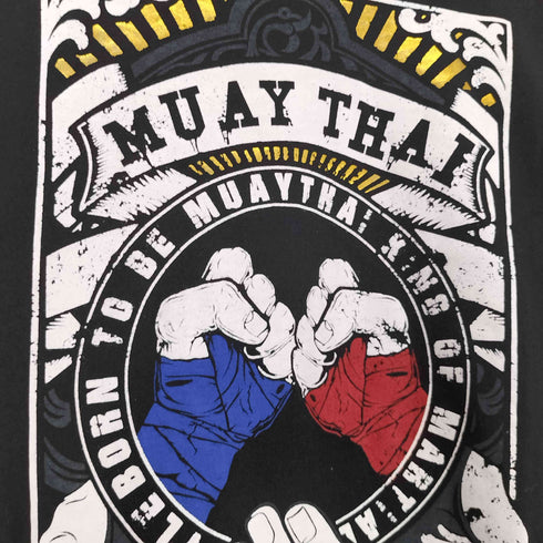 MUAYTHAI フロントプリントチビTシャツ Y2K レディース L
