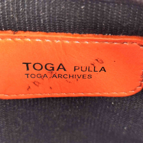 トーガプルラ TOGA PULLA メタルパーツレザーポーチ メンズ FREE