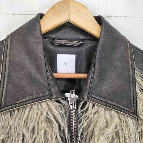 FILTH 25AW HAIRY GRIZZLY faux leather フェイクレザー domestic メンズ 2