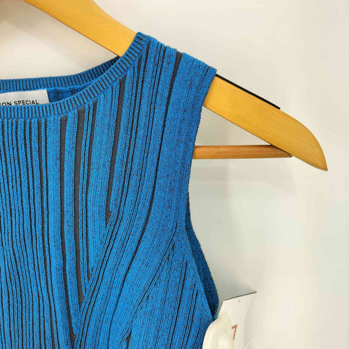 メゾンスペシャル MAISON SPECIAL 23ss Narrow Plating Knit ナロープレイティングニットタンクトップ レディース FREE