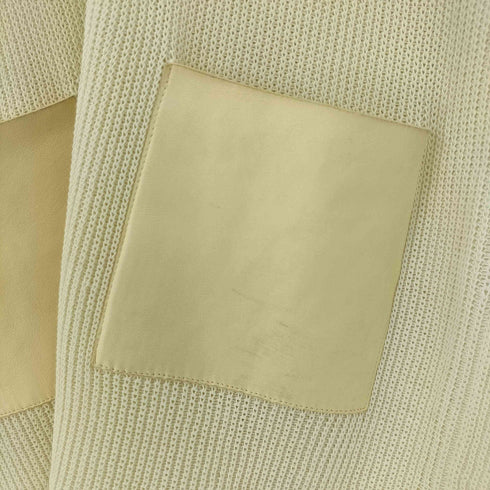 ベイジ BEIGE ラムレザーポケット カーディガン レディース JPN:4