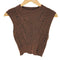 メゾンスペシャル MAISON SPECIAL 23aw Curl Yarn Short Length Sleeveless Knit Tops カールヤーンショートノースリーブニット レディース FREE