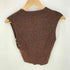 メゾンスペシャル MAISON SPECIAL 23aw Curl Yarn Short Length Sleeveless Knit Tops カールヤーンショートノースリーブニット レディース FREE