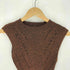 メゾンスペシャル MAISON SPECIAL 23aw Curl Yarn Short Length Sleeveless Knit Tops カールヤーンショートノースリーブニット レディース FREE