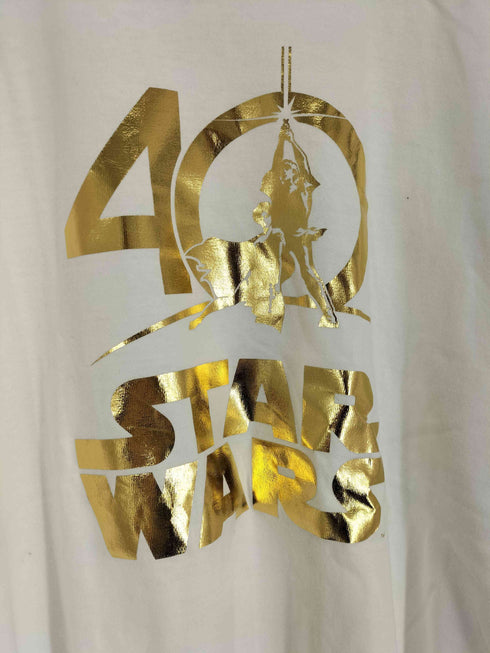 40周年 ムービー プリント クルーネック 半袖Tシャツ カットソー メンズ XL