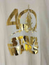 40周年 ムービー プリント クルーネック 半袖Tシャツ カットソー メンズ XL