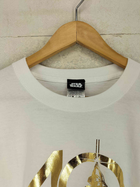 40周年 ムービー プリント クルーネック 半袖Tシャツ カットソー メンズ XL