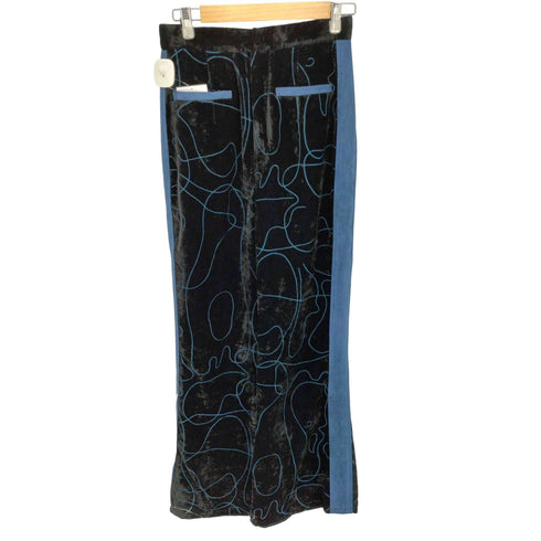 メゾンスペシャル MAISON SPECIAL 23aw Burn Out Handout Pants オパールベルベットパンツ レディース JPN:38