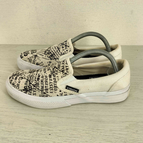 ヴィジョンストリートウェア VISION STREET WEAR 総柄 キャンバススリッポン レディース JPN:23.5
