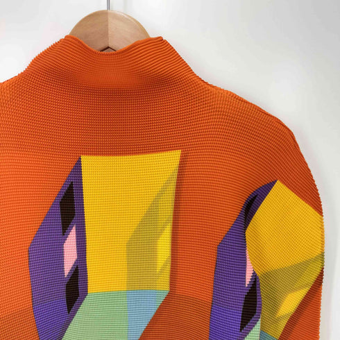 ミーイッセイミヤケ me ISSEY MIYAKE 25AW CUBE ハイネック プリーツトップ レディース