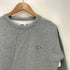 ドレイクス Drakes Grey Cotton Jersey Flag Motif Sweatshirt ロゴ クルーネック スウェット レディース DE:36